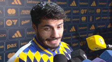 Nicolás Figal, molesto por las críticas a Boca: “Hay que escuchar cada cosa”