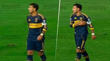 No se vio: Paredes se agarró la costilla en pleno partido y luego reveló cómo está de su lesión