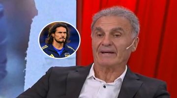 Oscar Ruggeri liquidó a Edinson Cavani: “No parece futbolista”