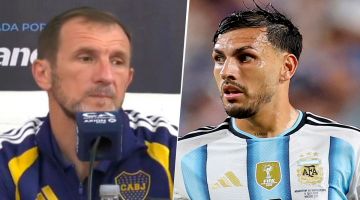Paredes le envió un mensaje a Arruabarrena ni bien terminó el partido de Boca: “Siempre está ahí”
