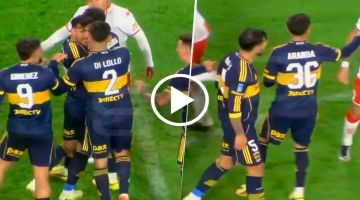 Paredes tuvo un minuto de furia contra los jugadores de Huracán y hasta terminó enojándose con Milton Giménez