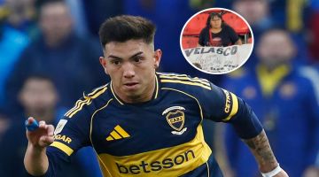 Polémico cartel para Alan Velasco de la hinchada de Independiente: “Te dimos de comer”