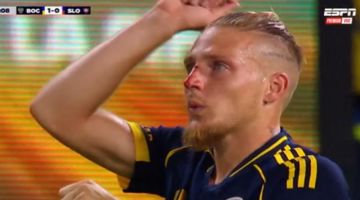 Por qué Santiago Ascacibar festejó con sangre en la cara su gol ante San Lorenzo