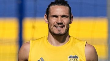 Por qué será “atípico” para Edinson Cavani estar en el banco de Boca ante Argentinos Juniors