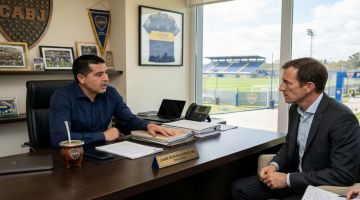 Qué hablaron Juan Román Riquelme y Rodolfo Arruabarrena en su primera reunión en el Boca Predio