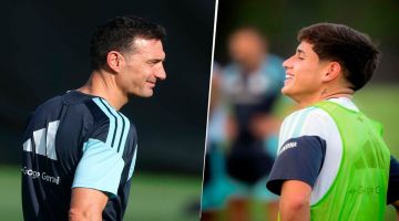 Scaloni definió el futuro de Tomás Aranda: se queda en la Selección hasta el primer partido