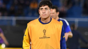 Tomás Aranda podría llegar a la final de la Sudamericana, pero Boca no quiere apurarlo