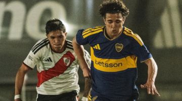 Un blooper y un golazo de Franco Pérez: así fueron los goles del Boca-River de Reserva