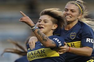 Yamila Rodríguez y el primer gol en la Bombonera